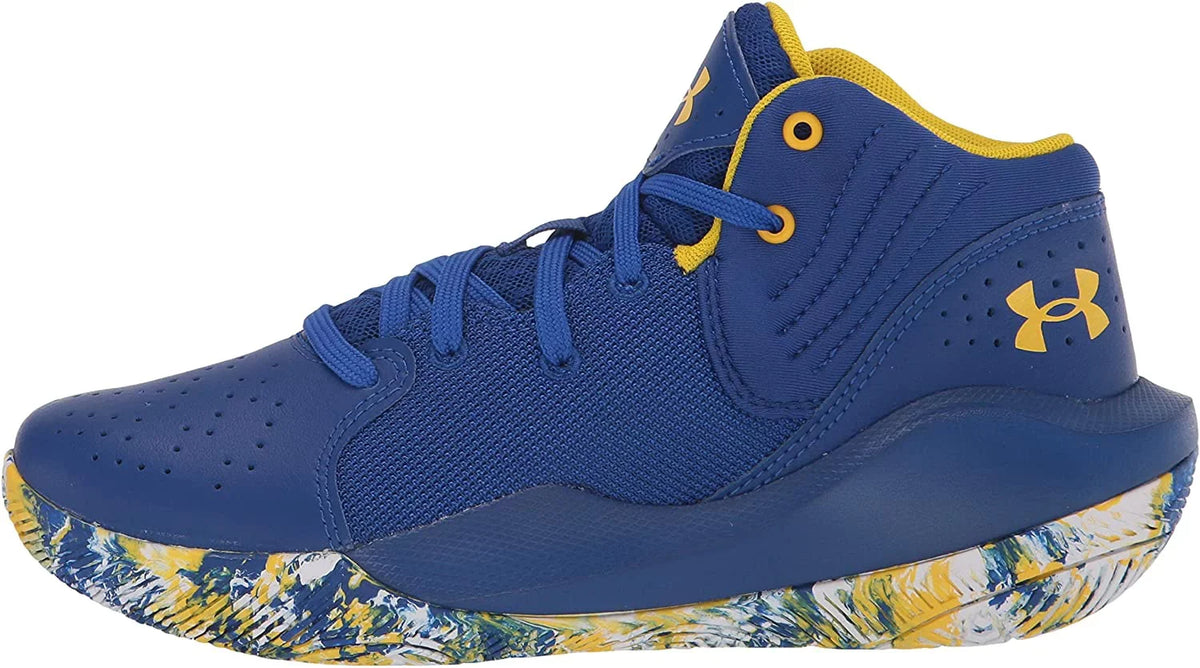 Grade Shoe Jet Basketball Unisex-Child 400/White Royal 21 Years Under 8-12 Armour 5 Big Kid School Kid Big