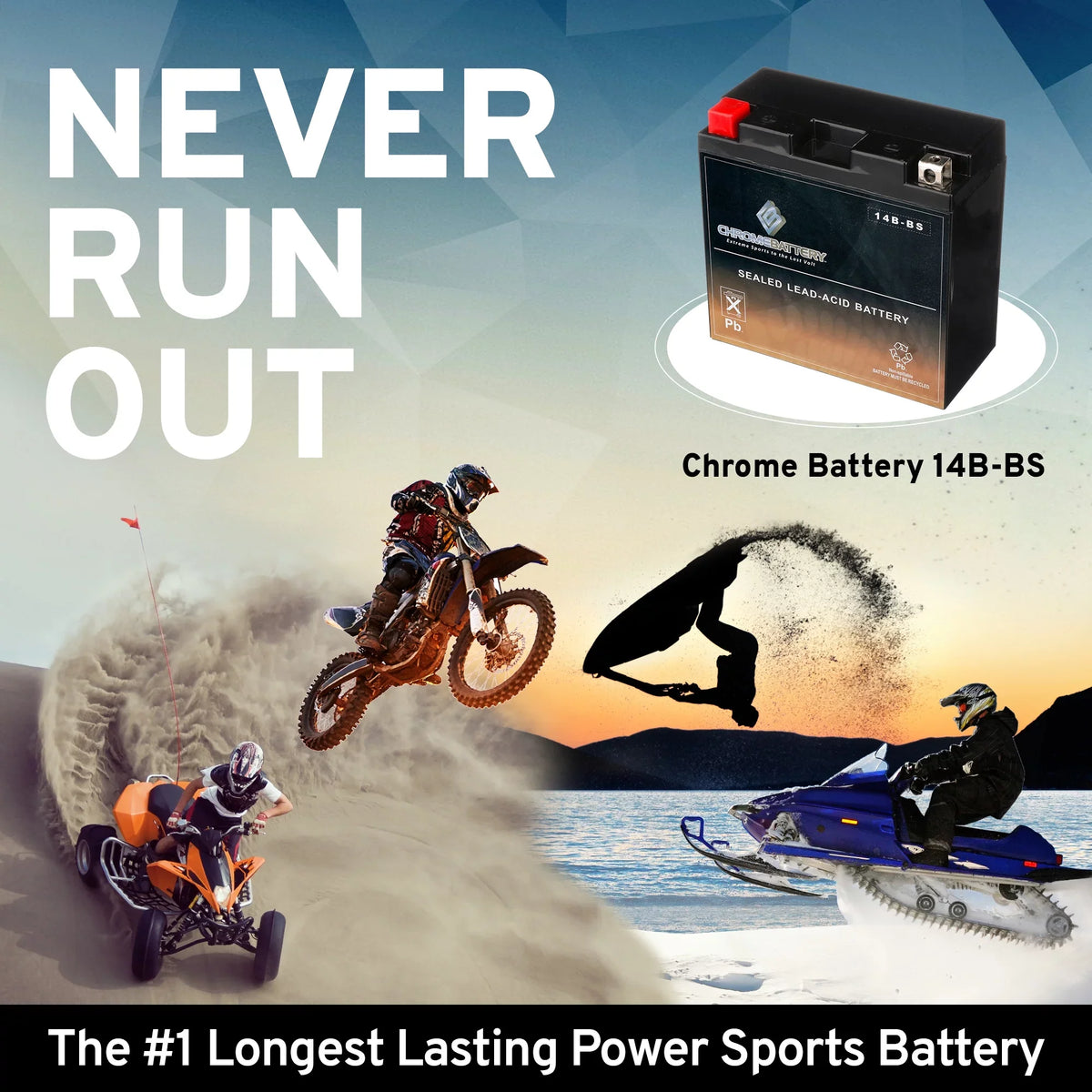Year Hyosung Chrome Motorcycle 135 (14b-bs for Yt14b-bs Battery Battery (09-13) 12 Gv650, Se Ah, Volts,12 Cca)