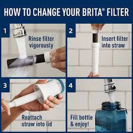 Brita of Bottle (Pack 635679 Replacement 3) Filters Soft