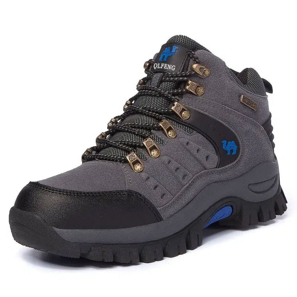 High Sneakers Leather Top Waterproof Women‘s Shoes Hiking Footwear Suede Slip Lace Up Women‘s exterior Non