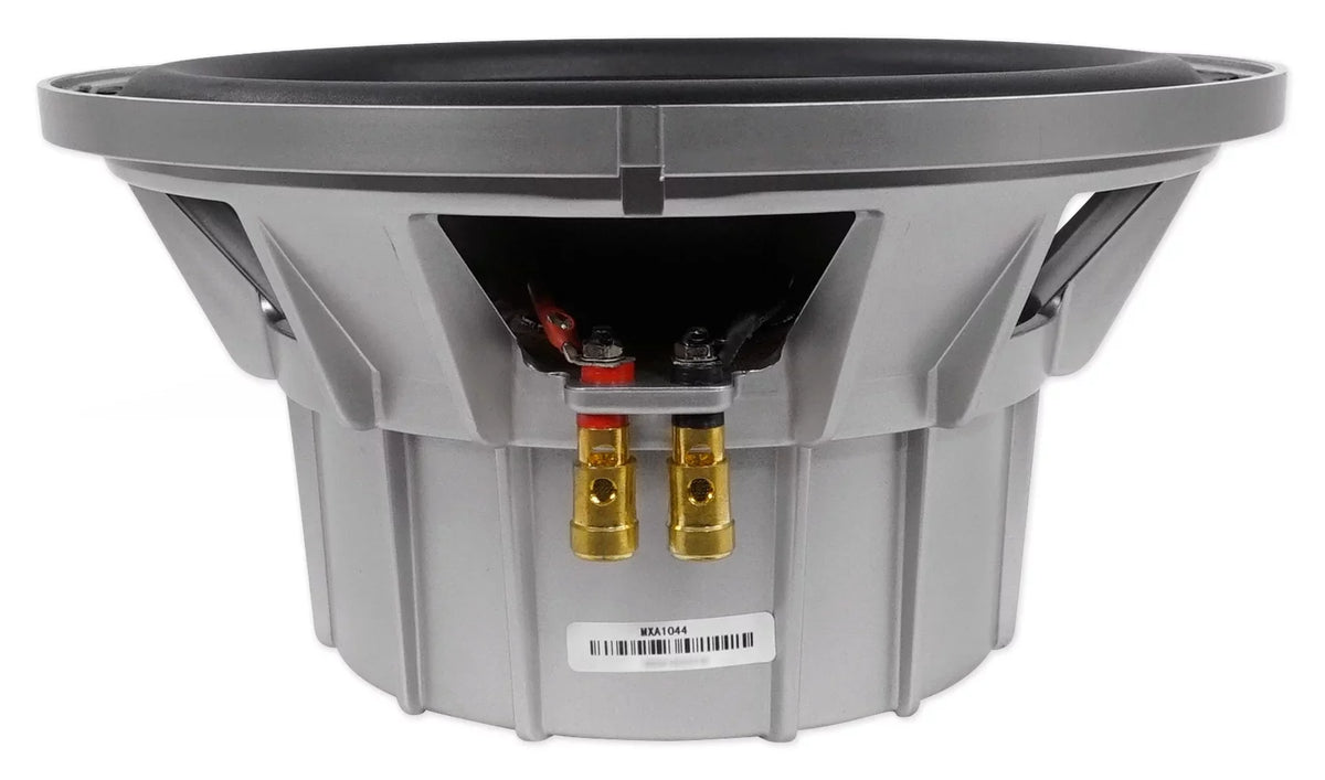 Dual Memphis Marine Boat Audio 10" 500 MXA1044 Subwoofer 4-Ohm Watt Sub LED