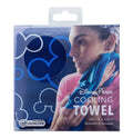 Mickey New Coolcore Cooling Mouse Disney Blue Parks Towel with Box By Icon
