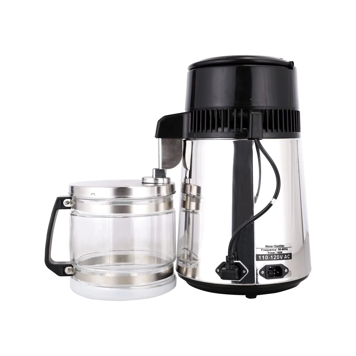 liquid 750W Distiller Stainless Pure Steel Distiller liquid 4L