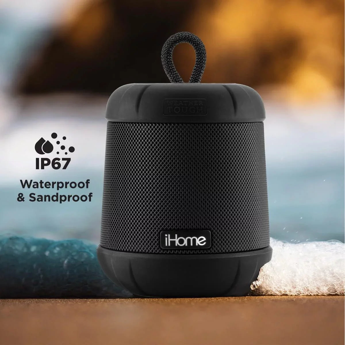 iHome Bluetooth Battery 20HR Life Speaker Waterproof with Portable