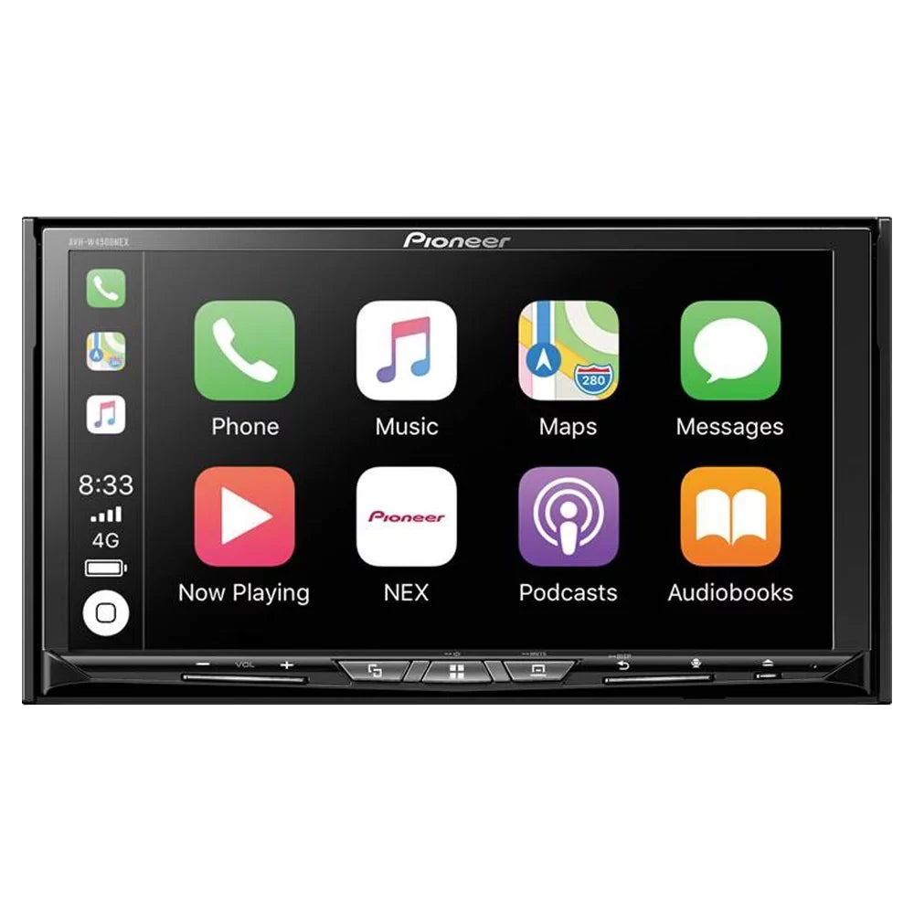 AVH-W4500NEX free Receiver Pioneer backup DVD camera with New