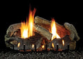 Aged with Slope Burner, Logset Stacked Oak Glaze Manual 18" VF/V NG