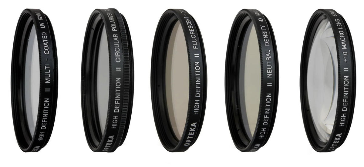 58mm and Tulip Lens 9pc kit with & kit (UV-CPL-FL-ND4-10x), hoods Cleaning More and 4pc Opteka Bundle Professional Filter Solid Filter (+1,+2,+4,10x), 5pc Set Graduated Macro + Accessory Rubber Lens