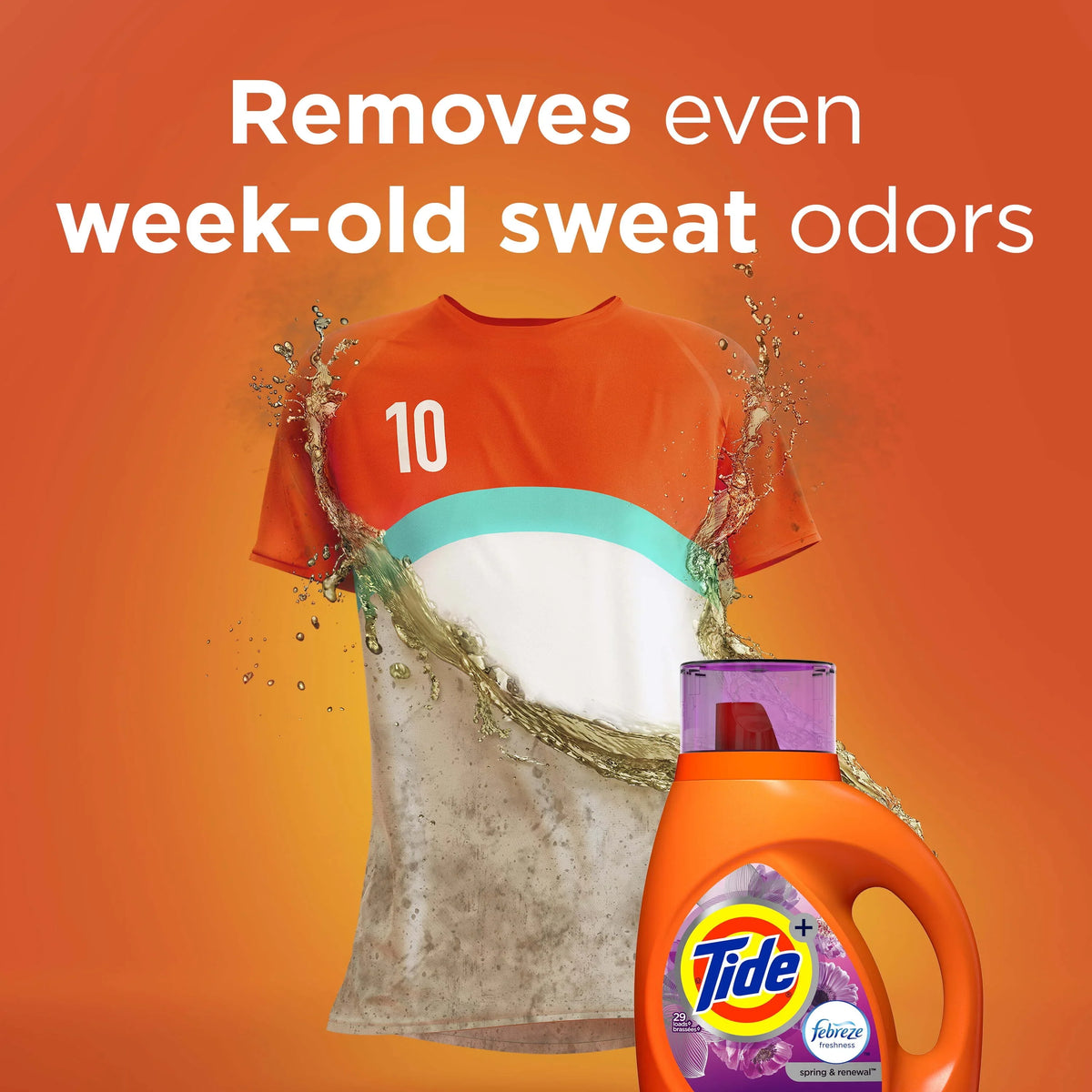 oz Spring Loads & Tide 92 Liquid Laundry Renewal fl HE, 59 Detergent,