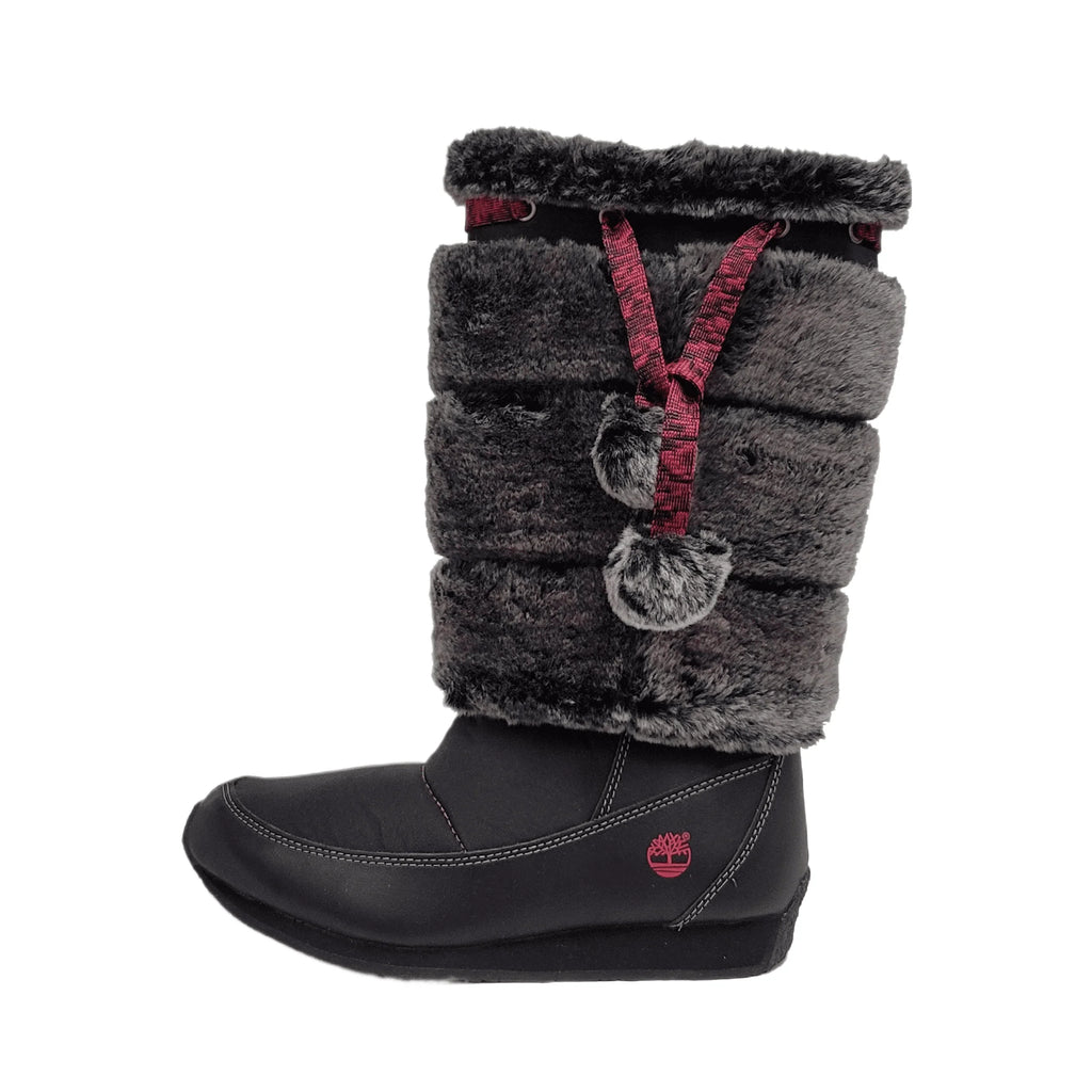 Preschool Tall 13.5 59794 Fur Timberland Medium Boot dimension Winterberry Youth US Black