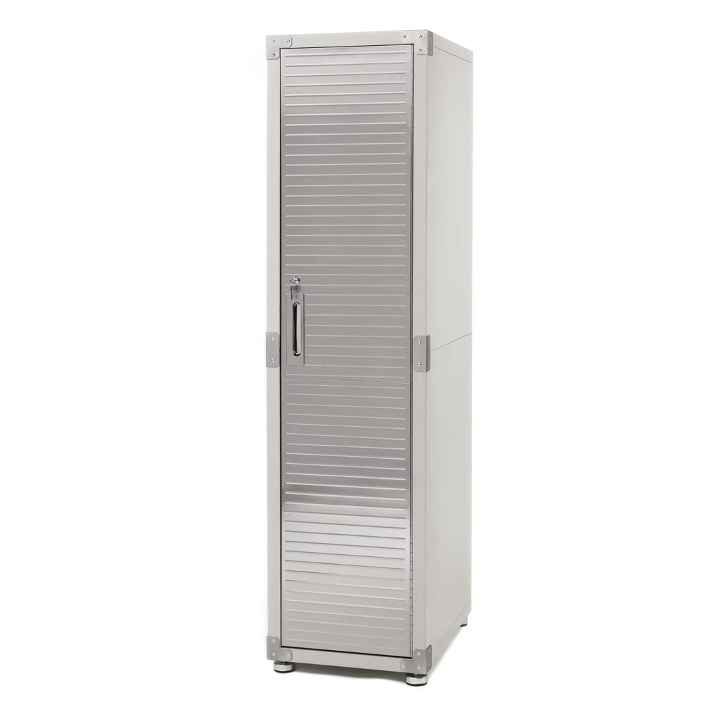 Storage 18" Cabinet, UltraHD Gray 24" x Seville Granite W 72" H, D x Locker Classics