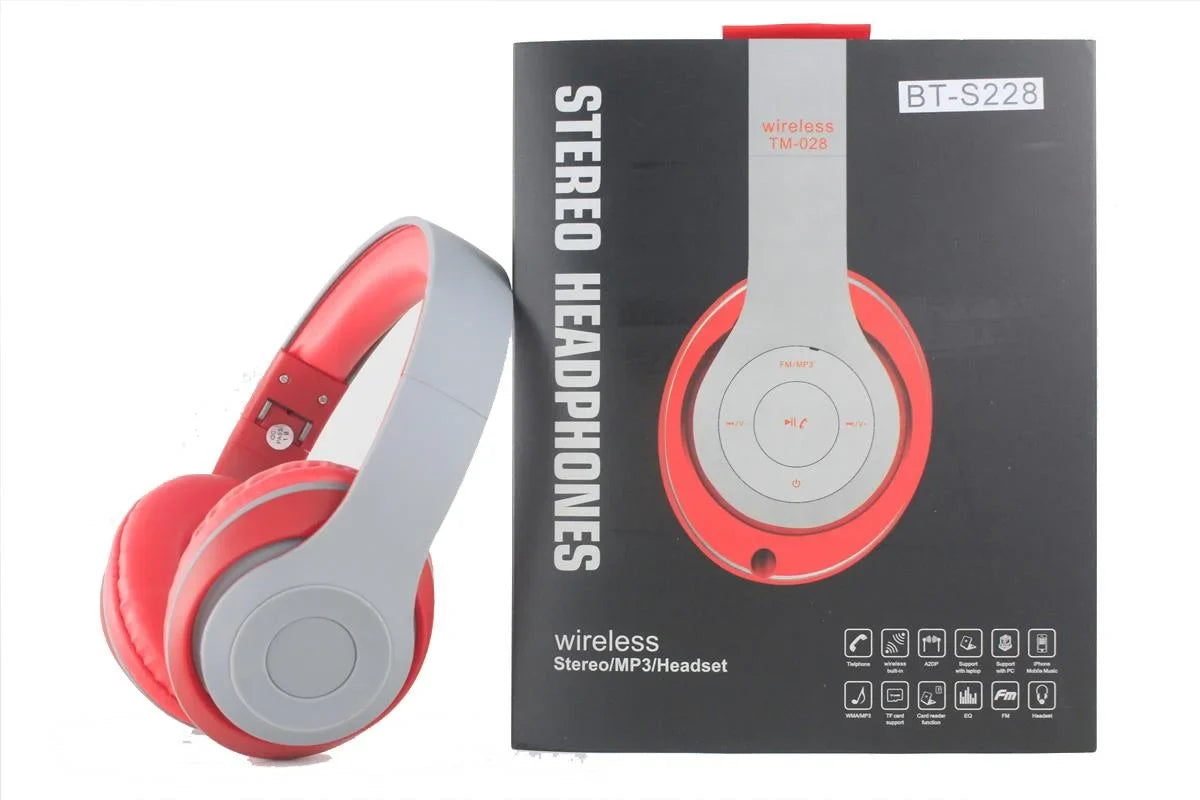 (Red) CAT S48c, A10, A30, C5L, Wireless BLU B35 A50, A70, Stereo Over-the-Head Headsets Galaxy A40, for