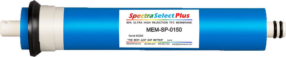 Rejection - 98% SpectraPure® MEM-SP-0150 Membrane RO 150GPD