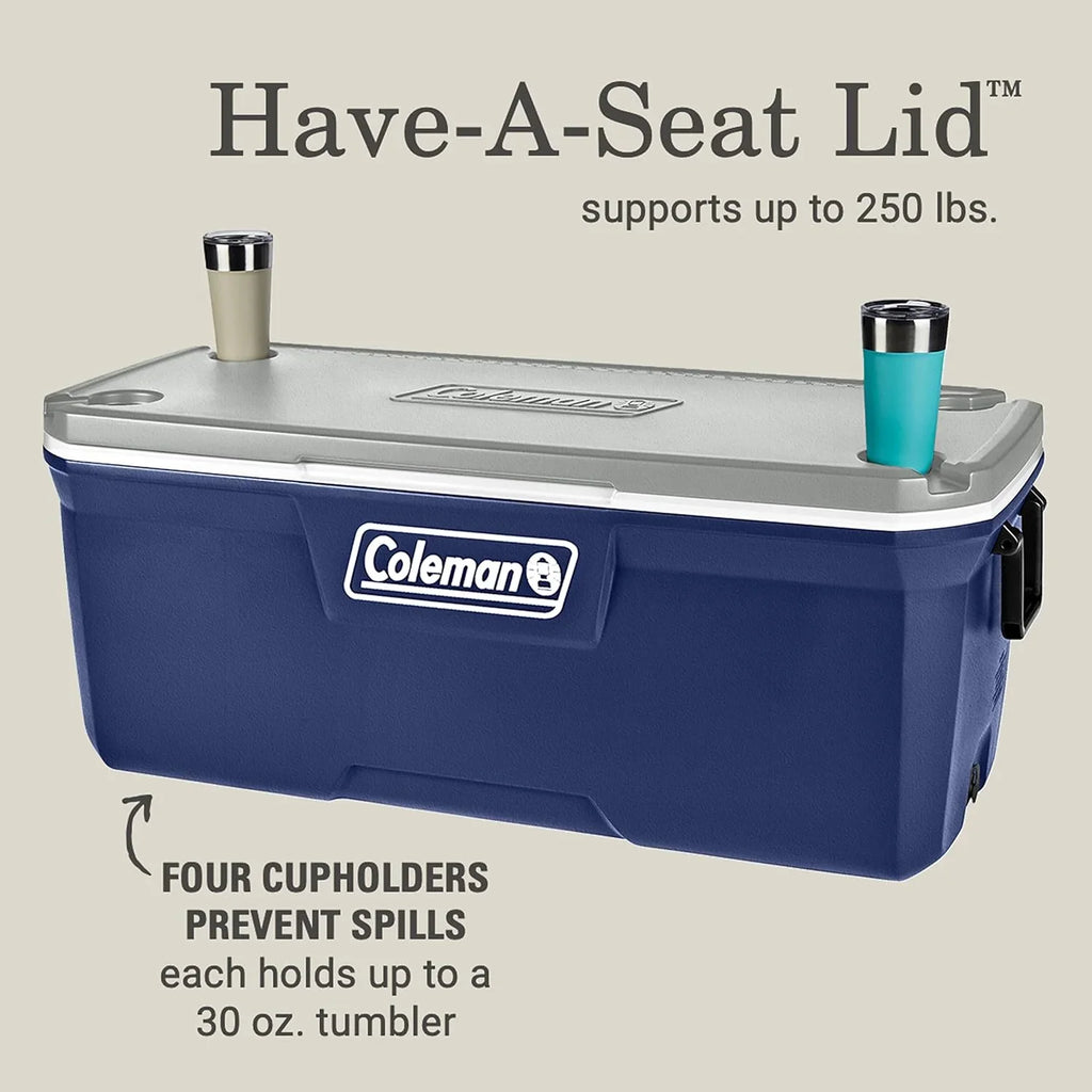 & Duty More 5 Camping, Handles, Series Leak-Proof YANPO Great for Keeps Beach, Days, up Sports, to Hard Ice 316 Portable Heavy Cooler Cooler Insulated with Tailgating, exterior for