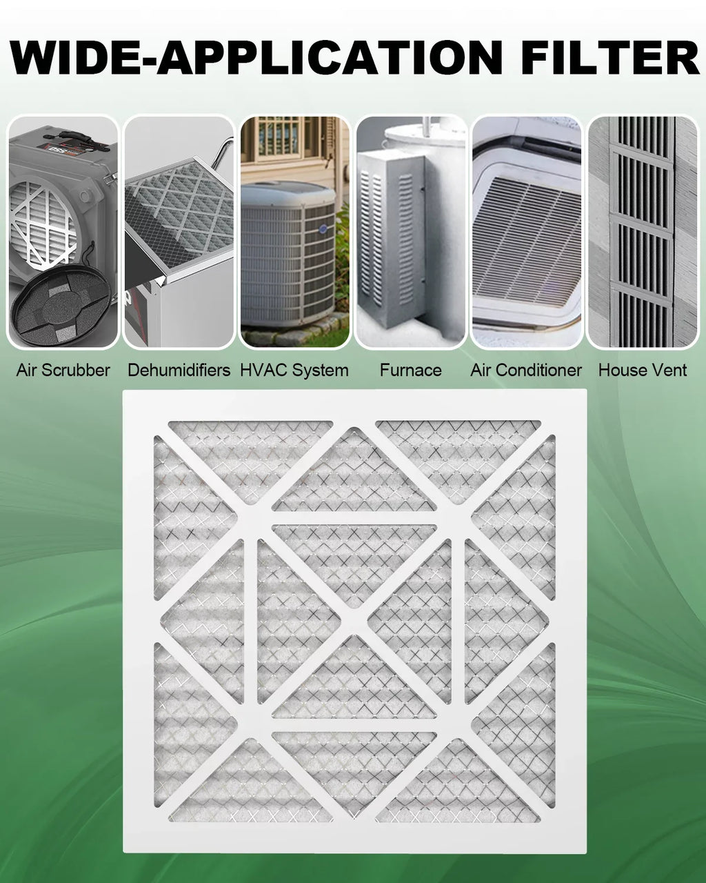 8 Furnace Filter 6 Pack HVAC 24x24x1 TRIGHTFILTERS Filters Air AC Pleated MERV Home