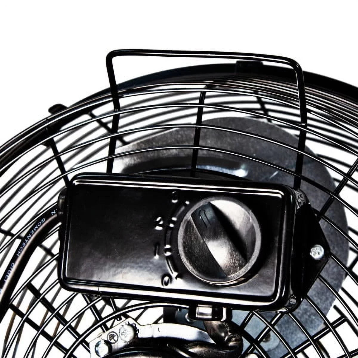Carry Construction, 180-Degree 3-Speed Fan and Zone Comfort Black Adjustable Rubber All-Metal Handle, with Feet, Cradle/Floor 12” Tilt,