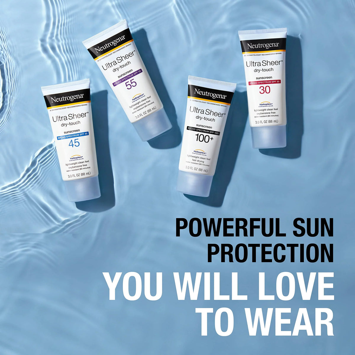 Sunscreen Ultra And Non-Greasy 45, liquid Spectrum Of 3 Sheer With Fl. Broad Neutrogena Lotion Spf Oz, 2) (Pack Dry-Touch Resistant