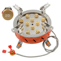 Windproof Adjustable Piezo with Zyzy Backpacking Valve Stove, Stove Core Camping 12 Ignition,