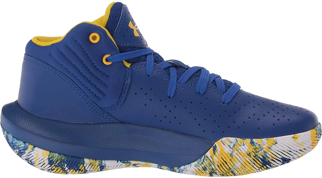 Grade Shoe Jet Basketball Unisex-Child 400/White Royal 21 Years Under 8-12 Armour 5 Big Kid School Kid Big