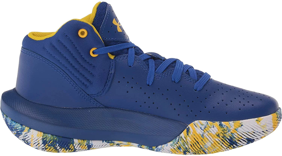 Grade Shoe Jet Basketball Unisex-Child 400/White Royal 21 Years Under 8-12 Armour 5 Big Kid School Kid Big