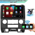 Bluetooth Camera Escape/ AHD GPS Backup Android Kuga/Mazda Wireless Touchscreen FM Tribu WIFI Android 2007-2012 Stereo Car 13 Radio Link Hifi, Podofo Carplay 9'' Mirror 2+64G for Auto