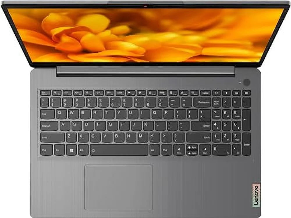 Battery 256GB School NumPad, IdeaPad Narrow Laptop 3 11 RAM, (15.6" i3-1115G4, Win Intel & 12-Hr Life, Webcam, IST - Bezel, Touchscreen, Grey Long Core Home 3i SSD) 16GB Home, FHD Lenovo SD,