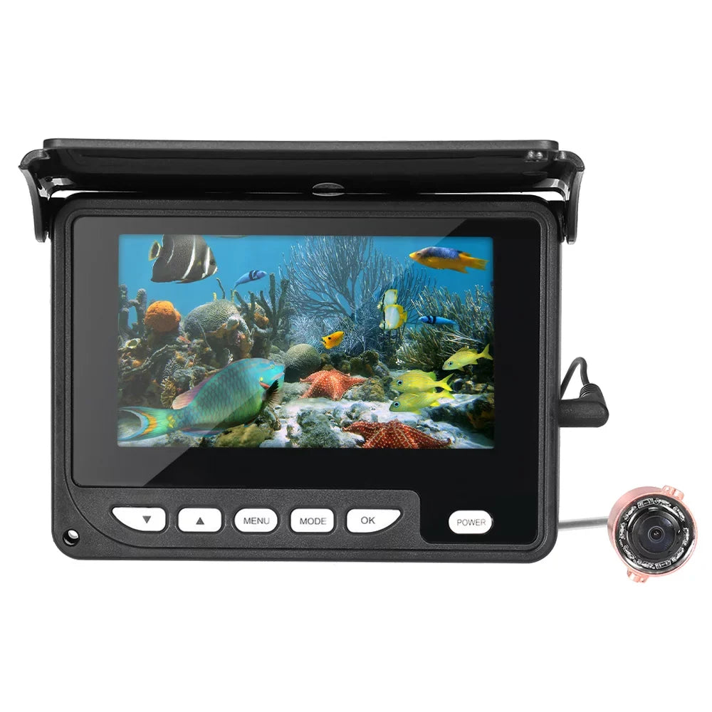 with 20M Carry Camera Vision Waterproof Underwater 4.3 Inch Fishing Boat Ice Fishing Fish Walmeck Cable Bag Portable Camera Finder Night