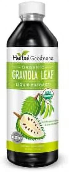 Ð & Cell Leaves Bottle (Guanabana) GMO, Extract Relief Support Leaf USDA Liquid Organic, Regeneration Ð Ð & Boost Graviola Kosher 12oz Immune - - Soursop Non - Stress