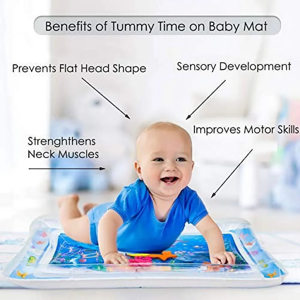 Baby's and Play Splashin'kids Growth mat Perfect time Fun Premium Activity Tummy Infants liquid The is Stimulation Inflatable Your time Toddlers Center