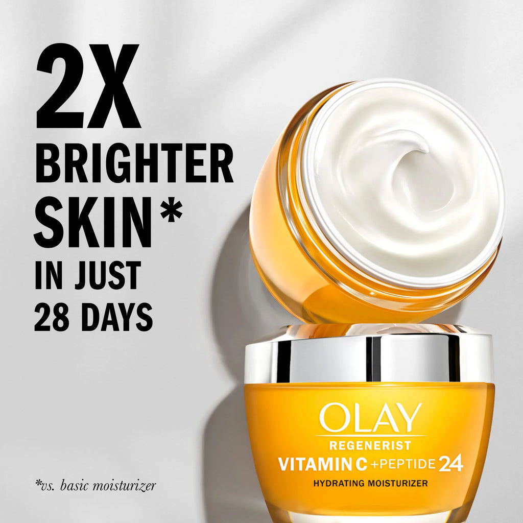 C Moisturizer Oz) Vitamin Travel Moisturizer Face Peptide Oz) Retinol And Olay Night 2 Face + (1.7 dimension Face 24 Regenerist Moisturizers + Brightening (1.7 Whip 24
