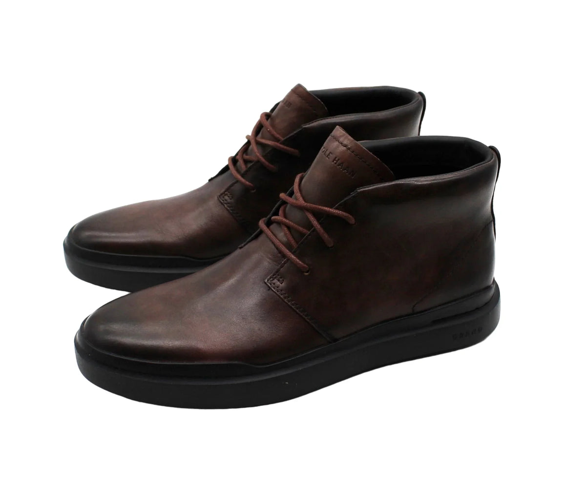 Cole Rally Chukka Chukka Leather (9.5) up GrandPro Mens Lace Haan