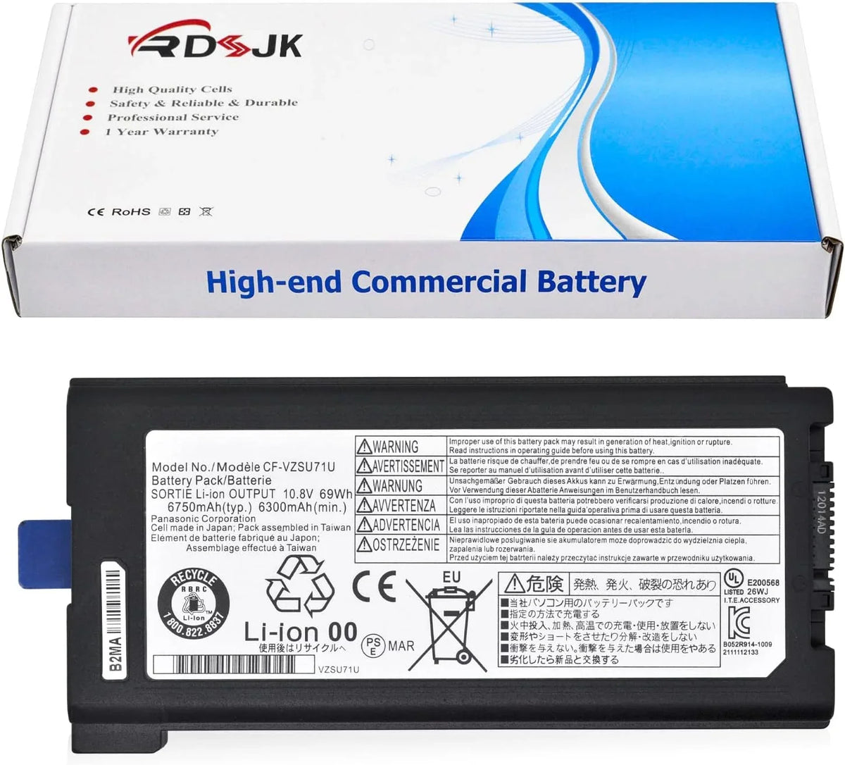 CF30 for Panasonic CF31 Laptop CF-VZSU72U y CF-VZSU71U CF-53 VZSU71U CF-30 CF53 CF-31 CF-VZSU1430U Toughbook