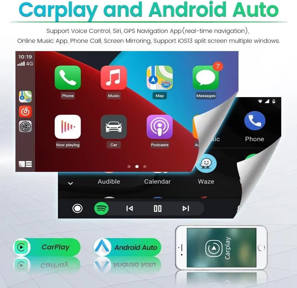 32GB Toyota Car RX350 Carplay RX400H RX300 Auto GPS/FM/WiFi/USB, Support for + Car Android Harrier SWC/Wired 12 Stereo Lexus Lexus 2003-2009,Android RX330 2GB Radio with