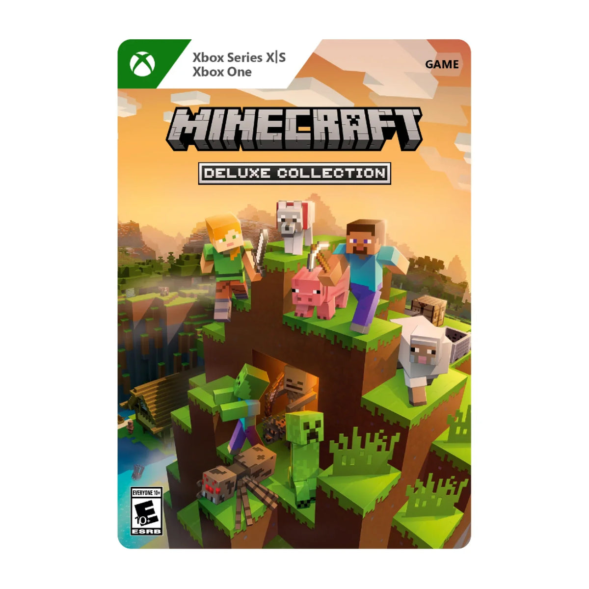 '- [Digital] X|S Xbox One, Series Minecraft Collection Xbox Deluxe