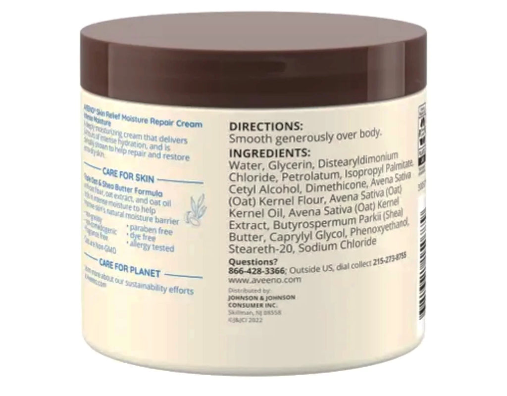 Cream, Aveeno 11 Ounce Relief Moisturizing Skin