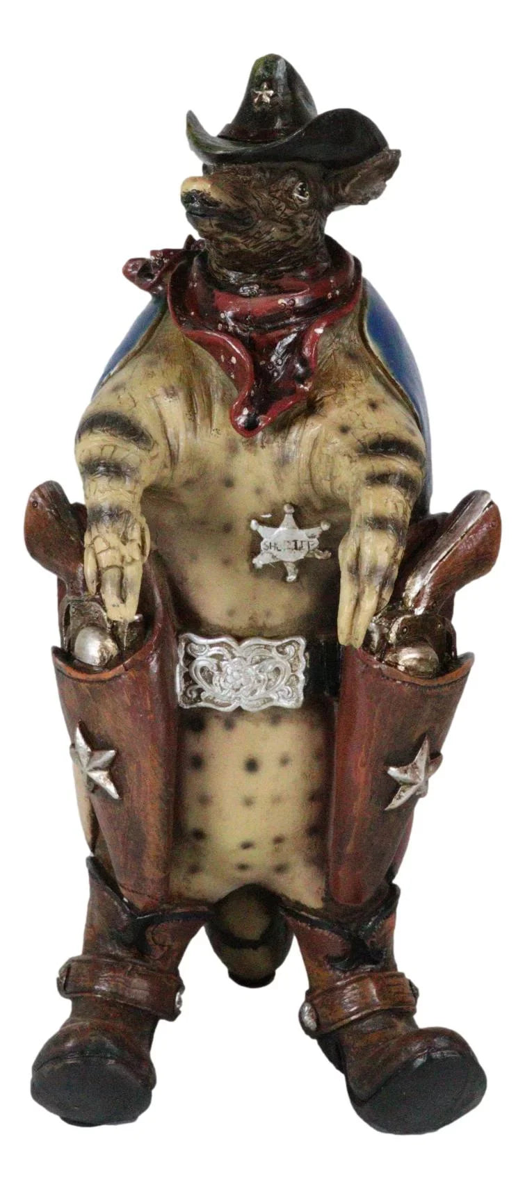 Boots Western Cowboy Rustic Guns Figurine And Sherriff Texas Big Texan Armadillo