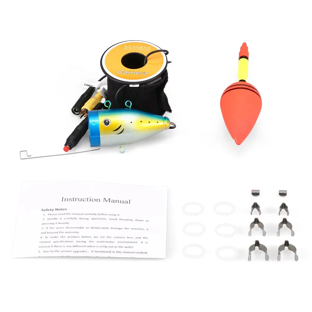 with Ice 24 Camera Boat Fish Vision Camera Underwater Fishing 1200TVL 15m/30m/50m Cable Night Waterproof Shape Accessories Fishing LEDs