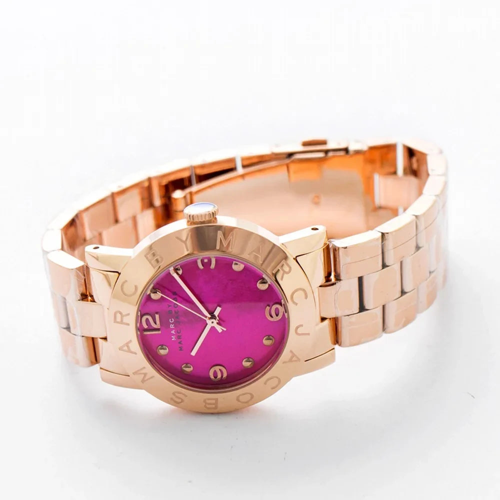 Marc Marc 36mm Jacobs By Rose Tone Watch Gold MBM8625 Amy