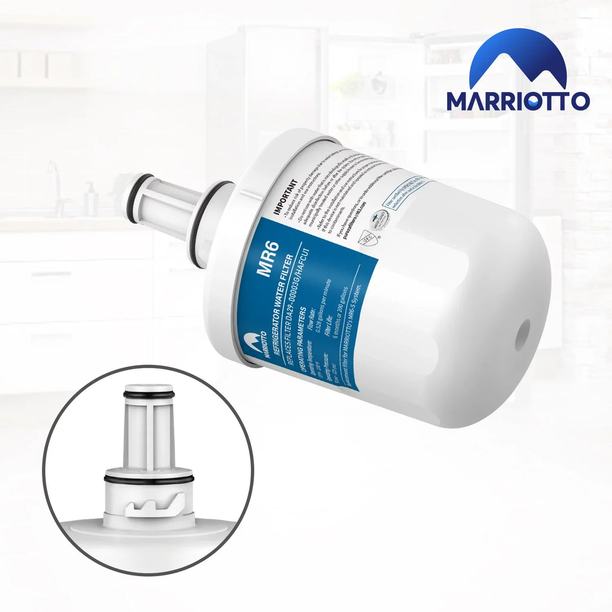 liquid Replacement For Filter DA29-00003G, 4 MARRIOTTO Pack HAFCU1, RFG237AARS,
