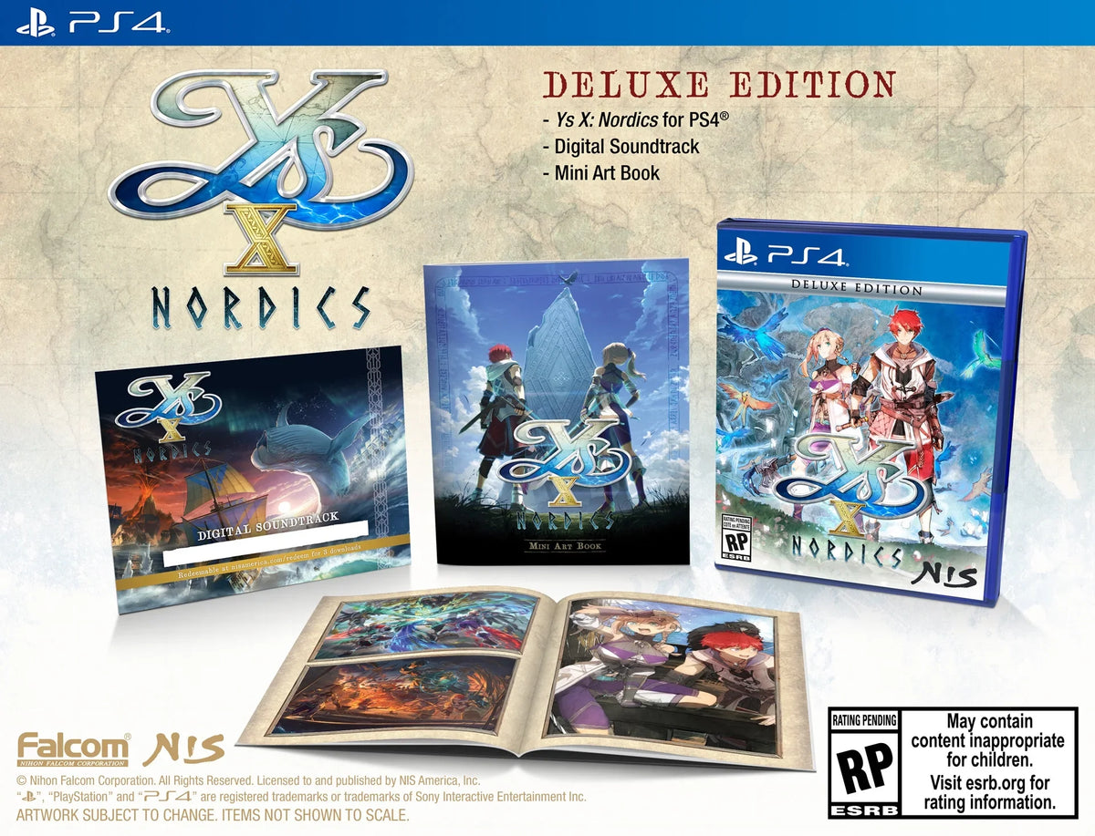 Nordics 4 PlayStation X: Deluxe Ys Edition, -