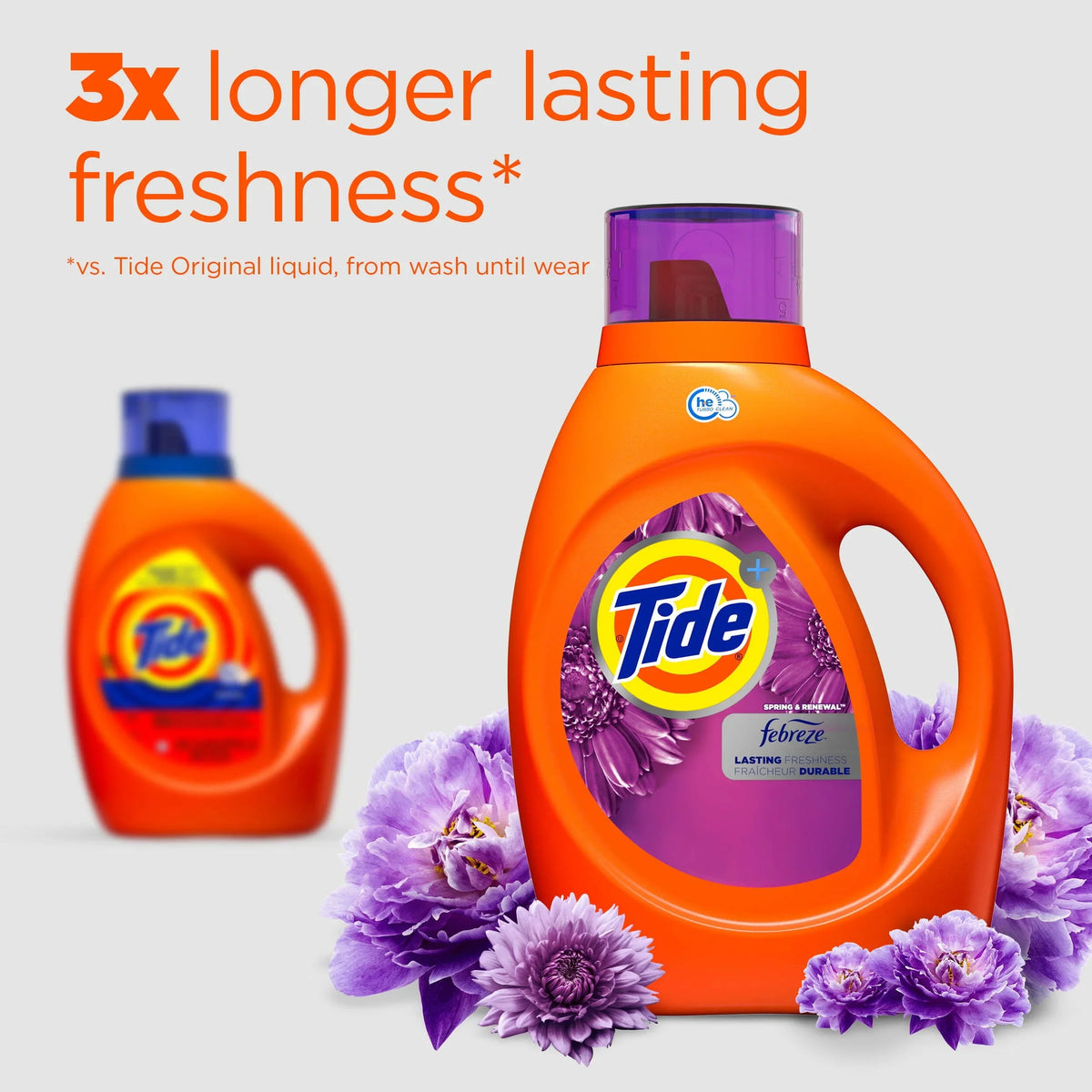 oz Spring Loads & Tide 92 Liquid Laundry Renewal fl HE, 59 Detergent,
