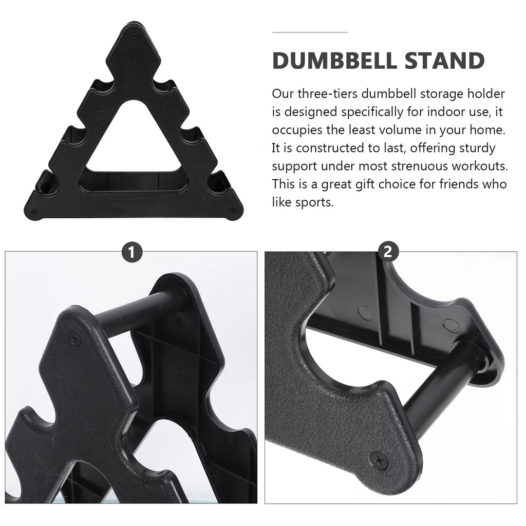 Weight Accessory Holder Rack Qumonin Plastic Stand Fitness Dumbbell
