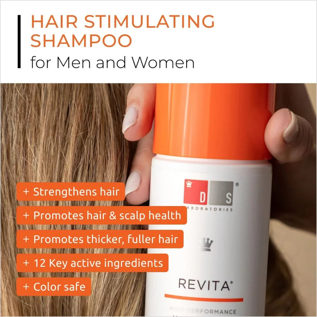 Supports Growth, Fl Strengthening, Men 7 Shampoo Oz Sulfate and for Hair Laboratories Free, Volumizing, Hair Revita Hair by For DS Women, - Thinning Thickening Shampoo