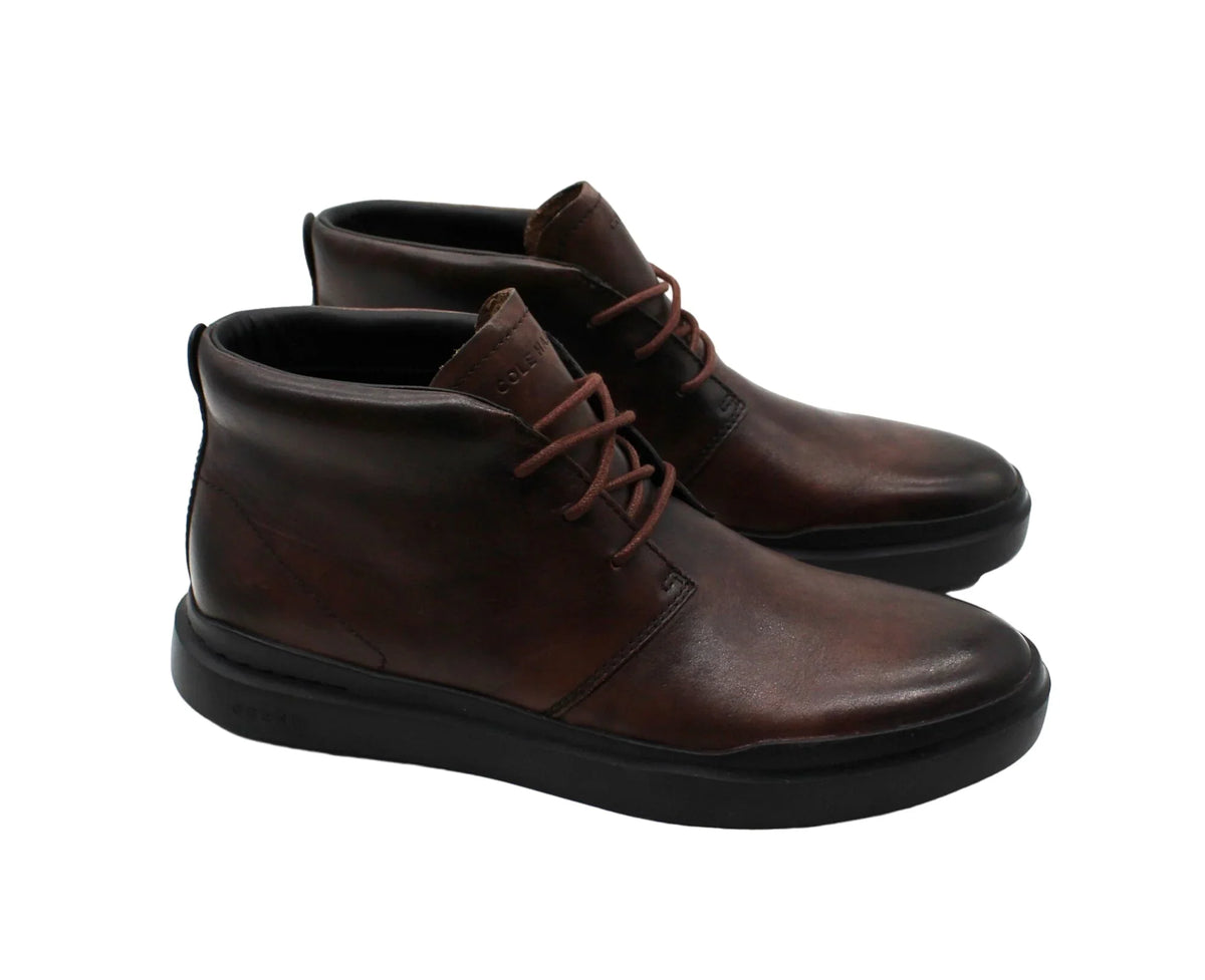 Cole Rally Chukka Chukka Leather (9.5) up GrandPro Mens Lace Haan
