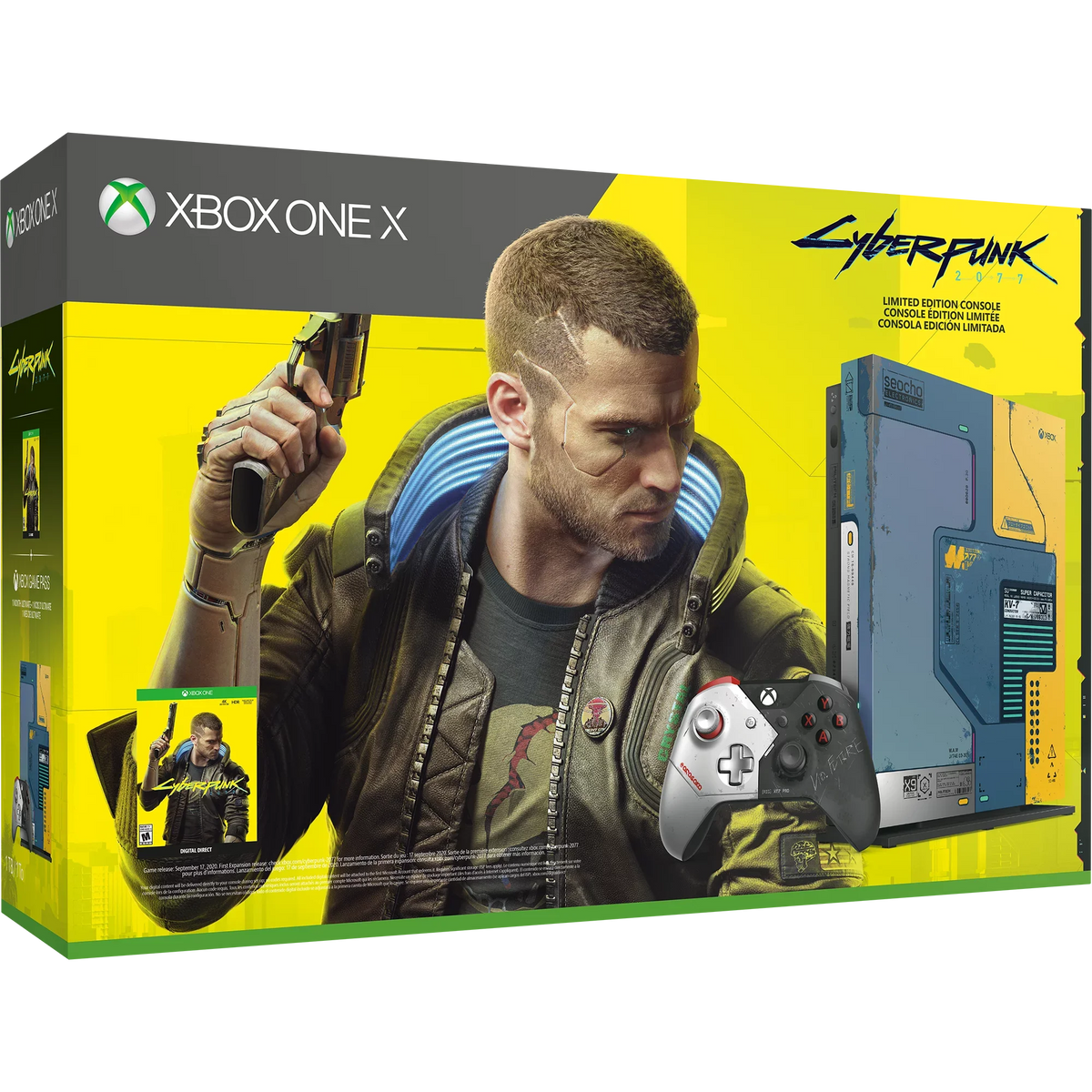 Cyberpunk (Discontinued) Microsoft 2077 [Previous 1TB New One X Bundle Console Generation] Xbox