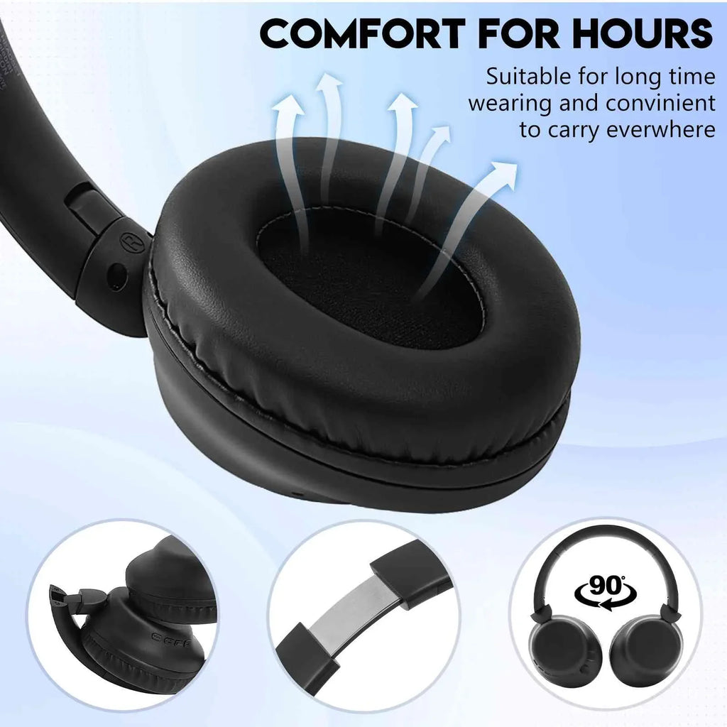 For UrbanX S3 LTE Headphones Perfect Black Bluetooth classic II – Wireless Overhead with Comfort Gear Noise-Cancelling, 955