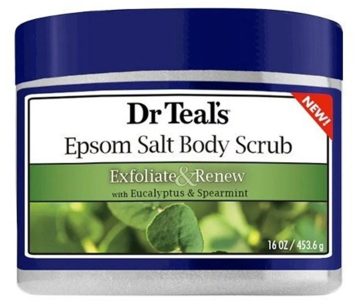 3) Exfoliate Spearmint of & Eucalyptus oz Teal's & Salt (Pack Renew Dr Epsom Scrub, 16 Body