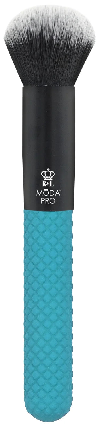 Crease Brushes Brush Highlight, Wrap, and Face Moda Flat 13pc Brush with Powder, Teal Includes Set Full Makeup Pro Makeup