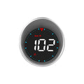 Fatigue and Mileage, Speedometer Compass Alarm HUD Alarm Display Angle, Car Driving Head-up Car Driving Overspeed Display Digital