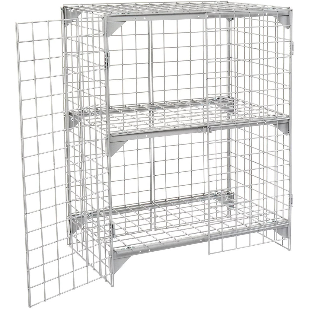 36 x x Wire in. Ventilated 184083 Global Mesh - Locker Security 24 Cage 36