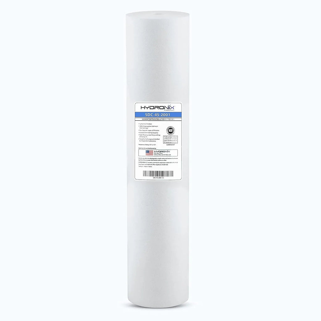 Filter liquid 1 NSF Or 4.5" - 20" House X Cartridge Polypropylene Micron Whole Sediment